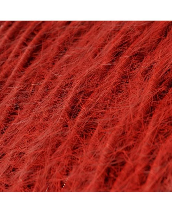 Textilkabel, feuerrot Marlene - Das Original von Creative-Cables - TP09 geflochten 2x0.75mm / 3x0.75mm