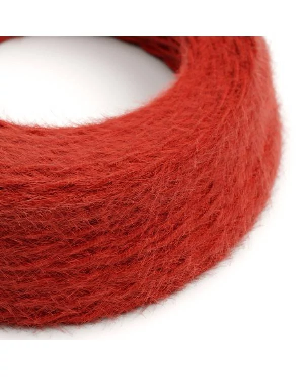 Textilkabel, feuerrot Marlene - Das Original von Creative-Cables - TP09 geflochten 2x0.75mm / 3x0.75mm