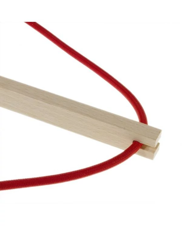 Pinocchio, verstellbare Wandhalterung aus Holz für Pendelleuchten