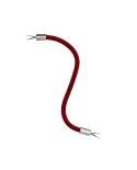 Kit Creative Flex flexibles gewebeummanteltes Kabelrohr, RM09 rot mit Metallenden