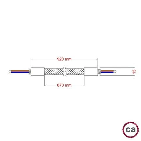 LED XXL-Glühbirne Globo G200, Linie Croissant, golden mit Spiralfilament 7W E27 Dimmbar 2200K