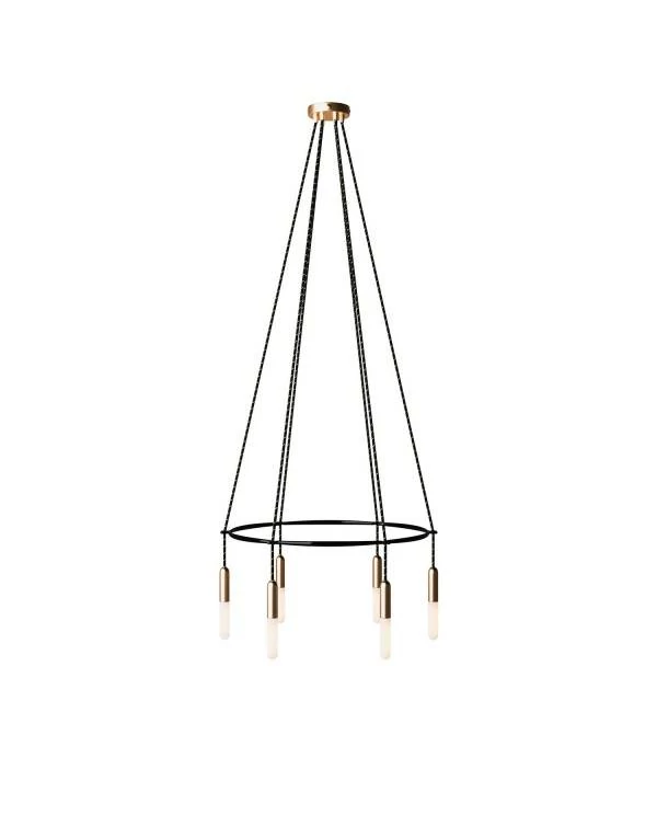 Deckenleuchte Cage P-Light mit 6 Aufhängungen