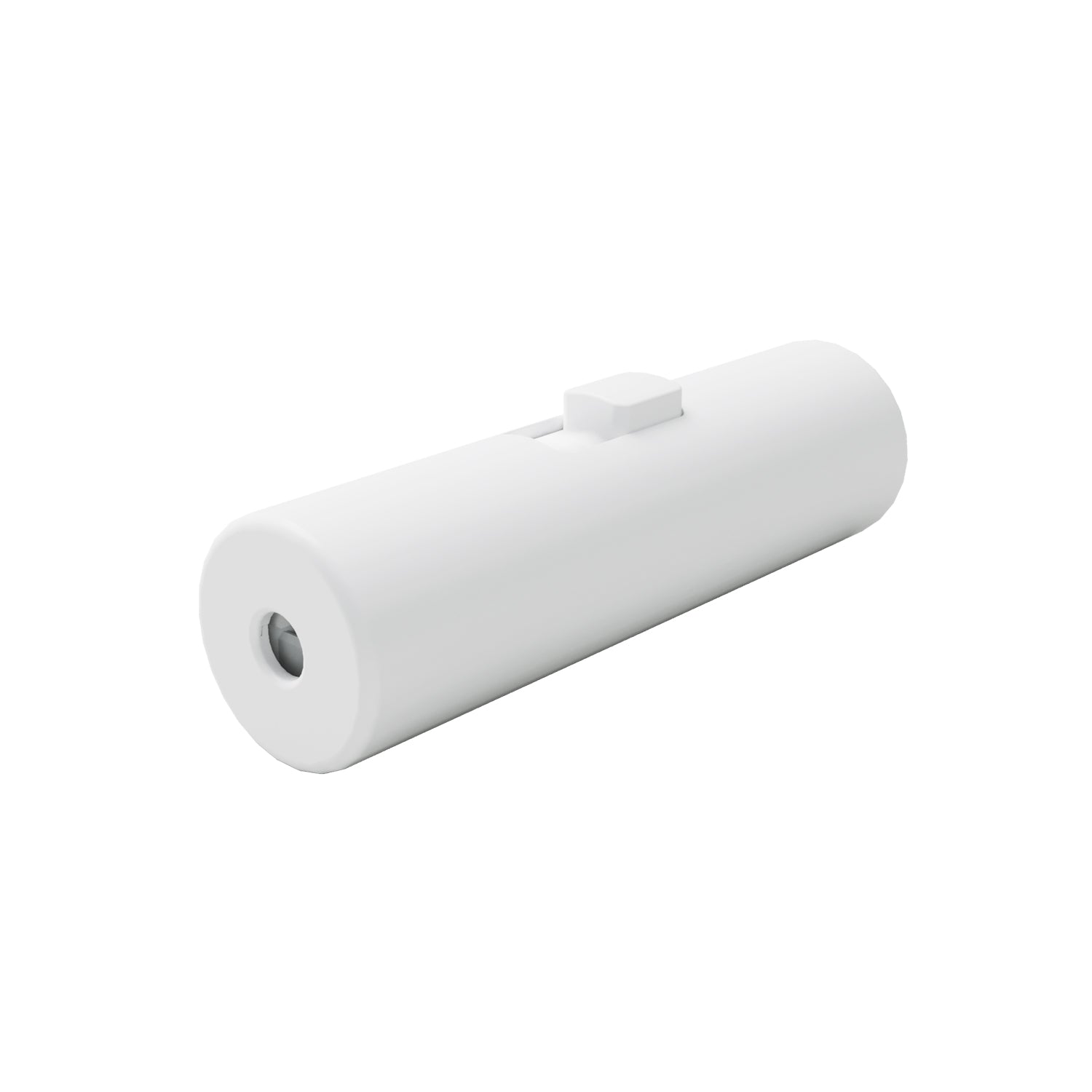 Interruttore unipolare a tirante di forma cilindrica con morsetto di terra - Bianco