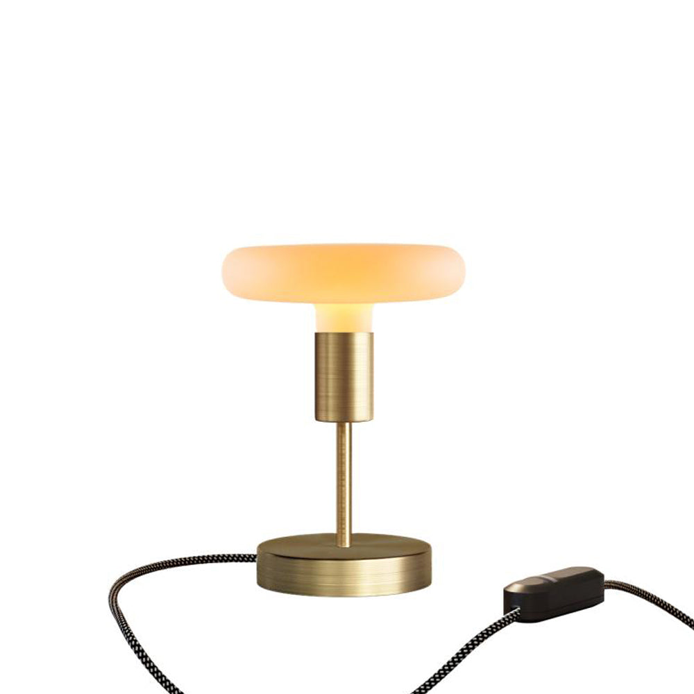 Lampada da tavolo Alzaluce Dash in metallo - Bronzo satinato Dimmer