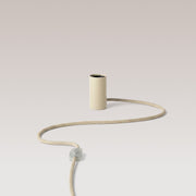 Lampada magnetica plug-in con attacco E27 e spina UK - Panna