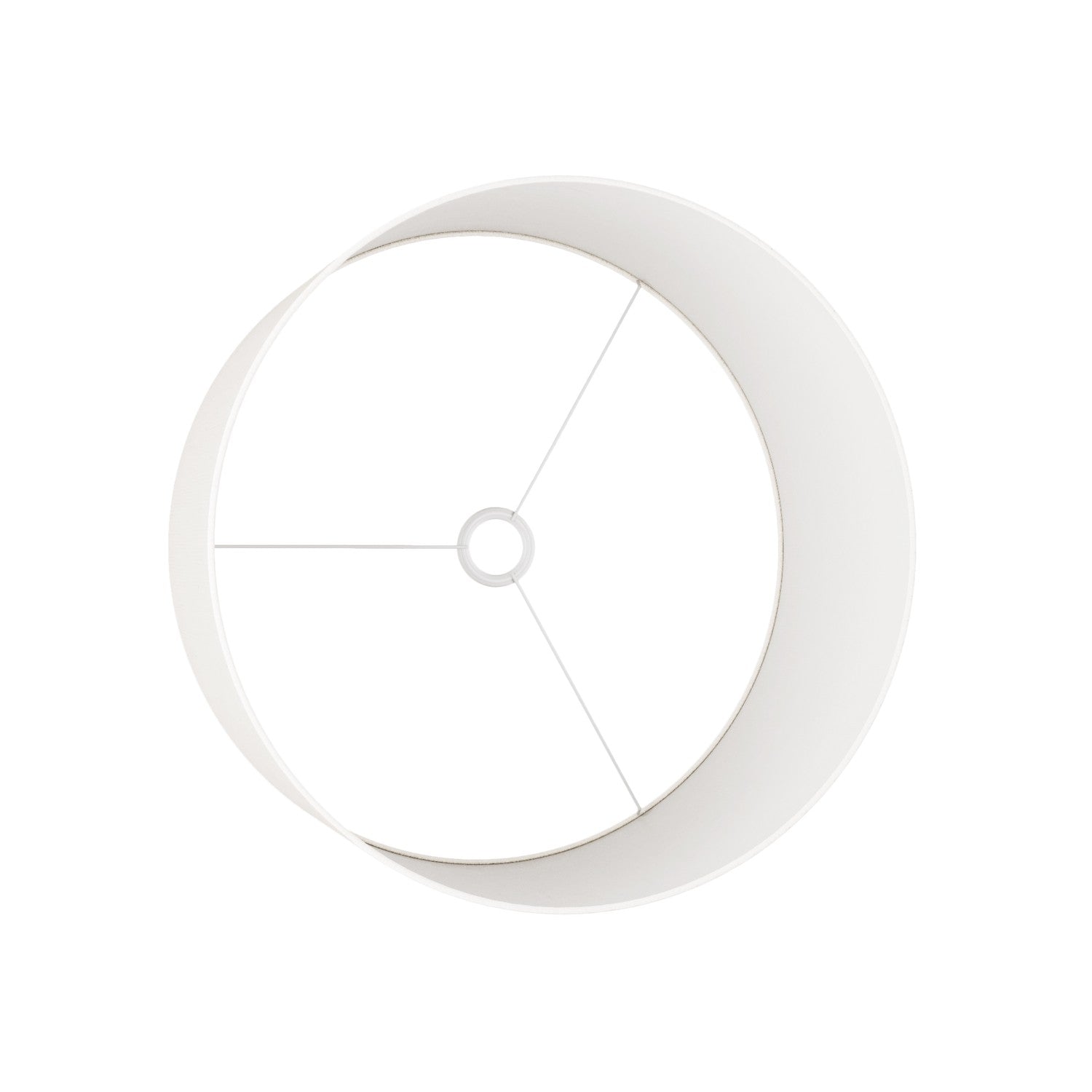 Paralume Cilindro XL in tessuto con attacco E27 - Made in Italy - Juta Chiara