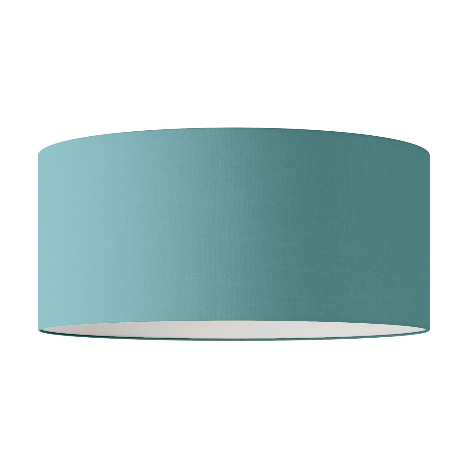 Paralume Cilindro XXL in tessuto con attacco E27 - Made in Italy - Teletta Verde Dubbio