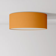 Plafoniera in tessuto Medium Slim - Made in Italy - Teletta Mandarino