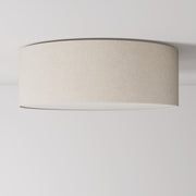 Plafoniera in tessuto Large - Made in Italy - Lana Sabbia
