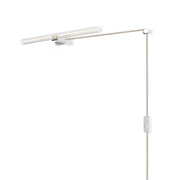 Lampada Spostaluce esse14 con attacco S14d e spina UK - Bianco