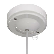 Kit rosone Minimal in porcellana - Bianco