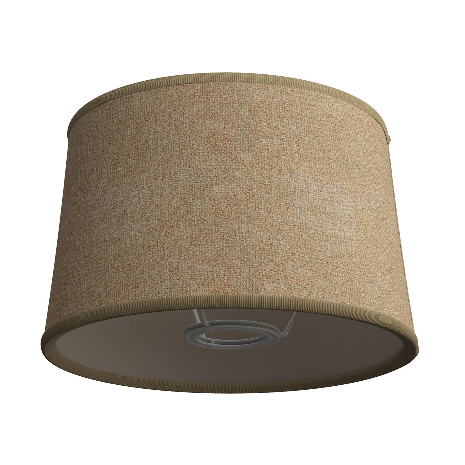 Lampada da terra MAG-Y con base metallica tonda, paralume Athena e spina UK - Bronzo satinato