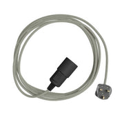 Snake Zig-Zag - Lampada plug-in con cavo in tessuto effetto Zig-Zag RD74 e spina UK