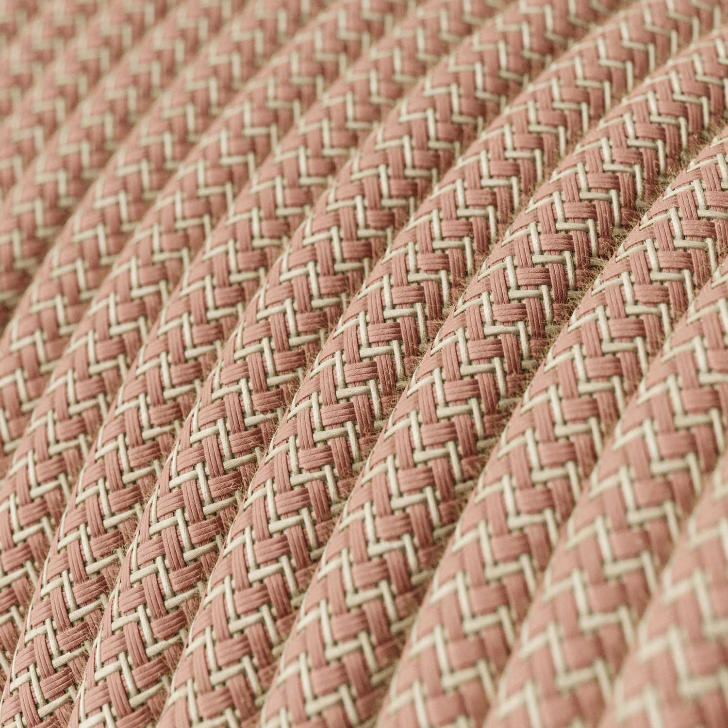 SnakeBis Zig-Zag - Cablaggio con portalampada, cavo in tessuto effetto Zig-Zag RD71 e spina UK