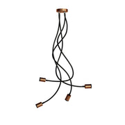 Lampada Mini faretto SPOTLIGHT GU1d0 Flex 90 da soffitto - Rame satinato