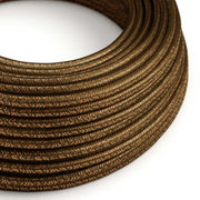 Cloth Covered Wire - Brown Glitter RL13 - UL Listed