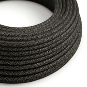 Cloth Covered Wire - Charcoal Linen RN03 - UL Listed