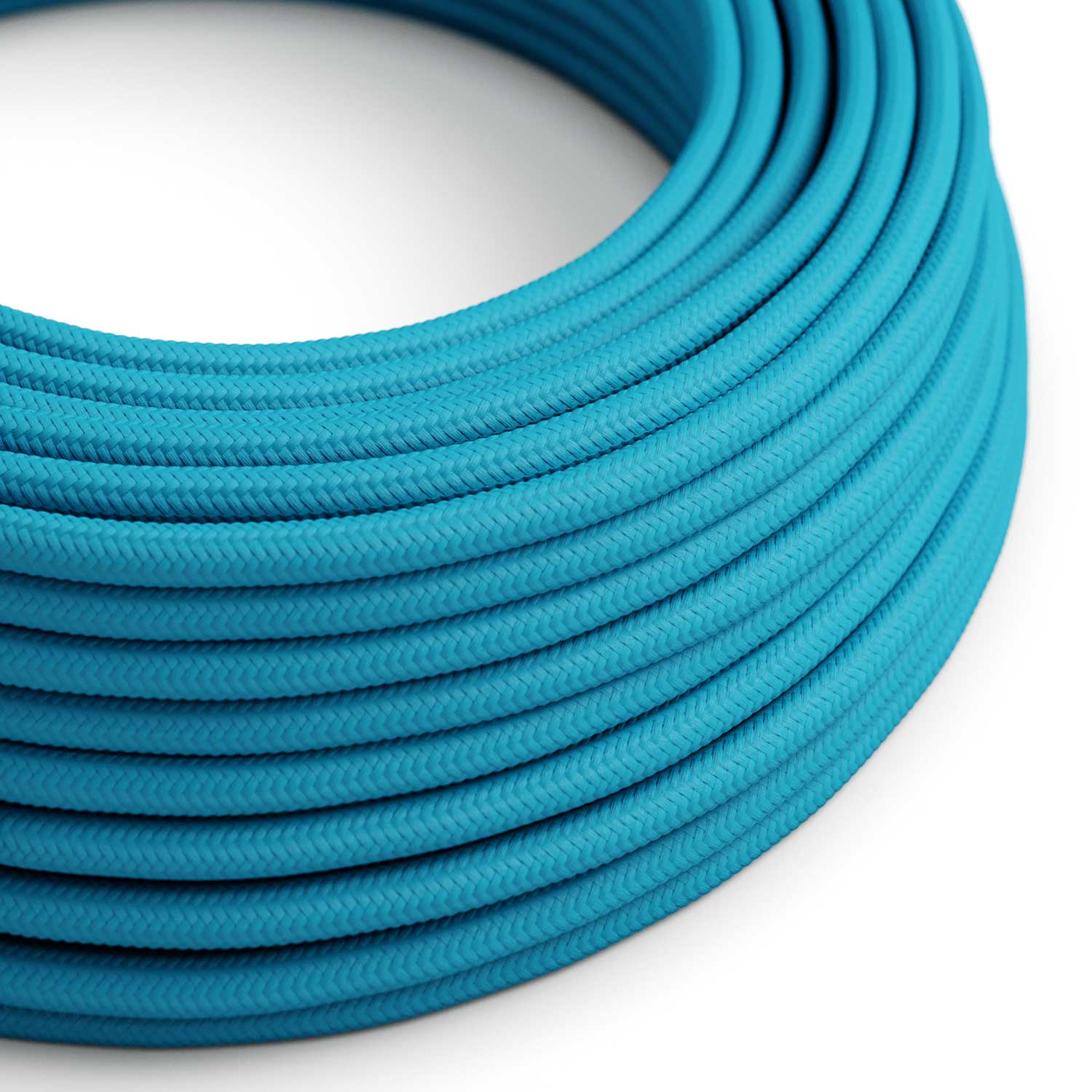 Cloth Covered Wire - Light Blue Rayon RM11 - UL Listed