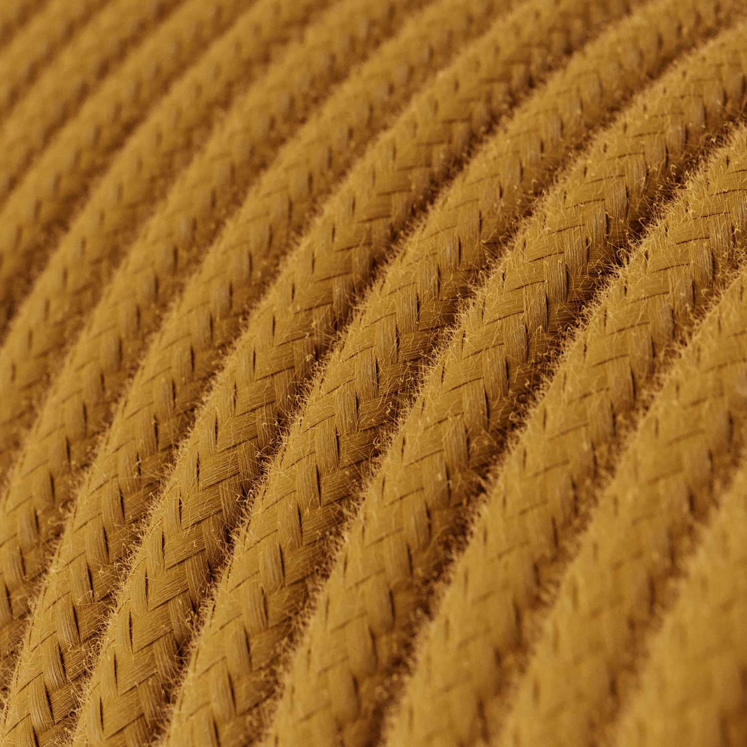Cloth Covered Wire - Mustard Cotton RC31 - UL Listed