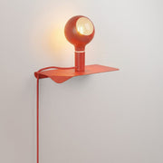 Combo Camo - Lampada con mensola - Rosso - Creative Cables