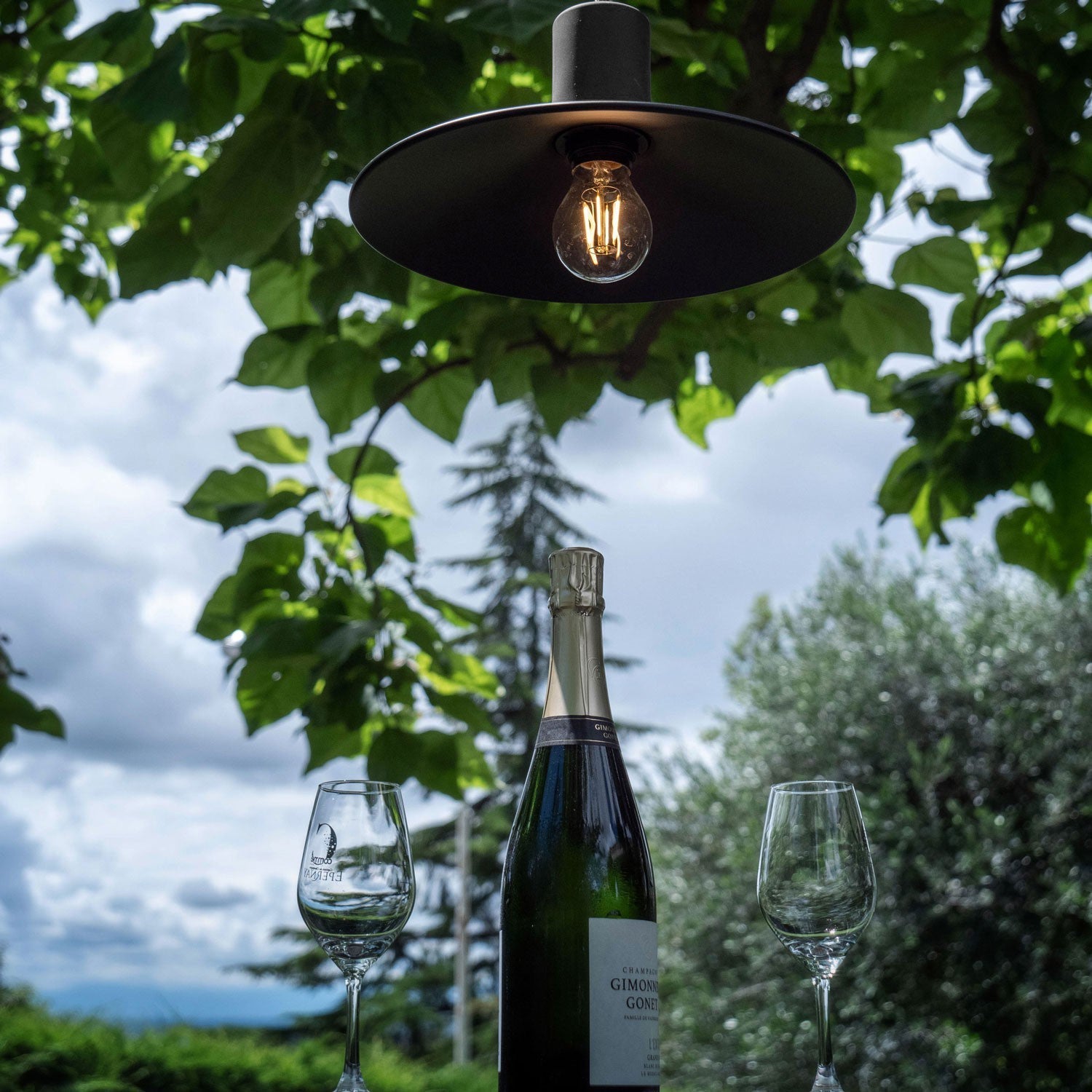 EIVA ELEGANT, E26 silicone socket kit for lampshade - suitable for wet locations - Black