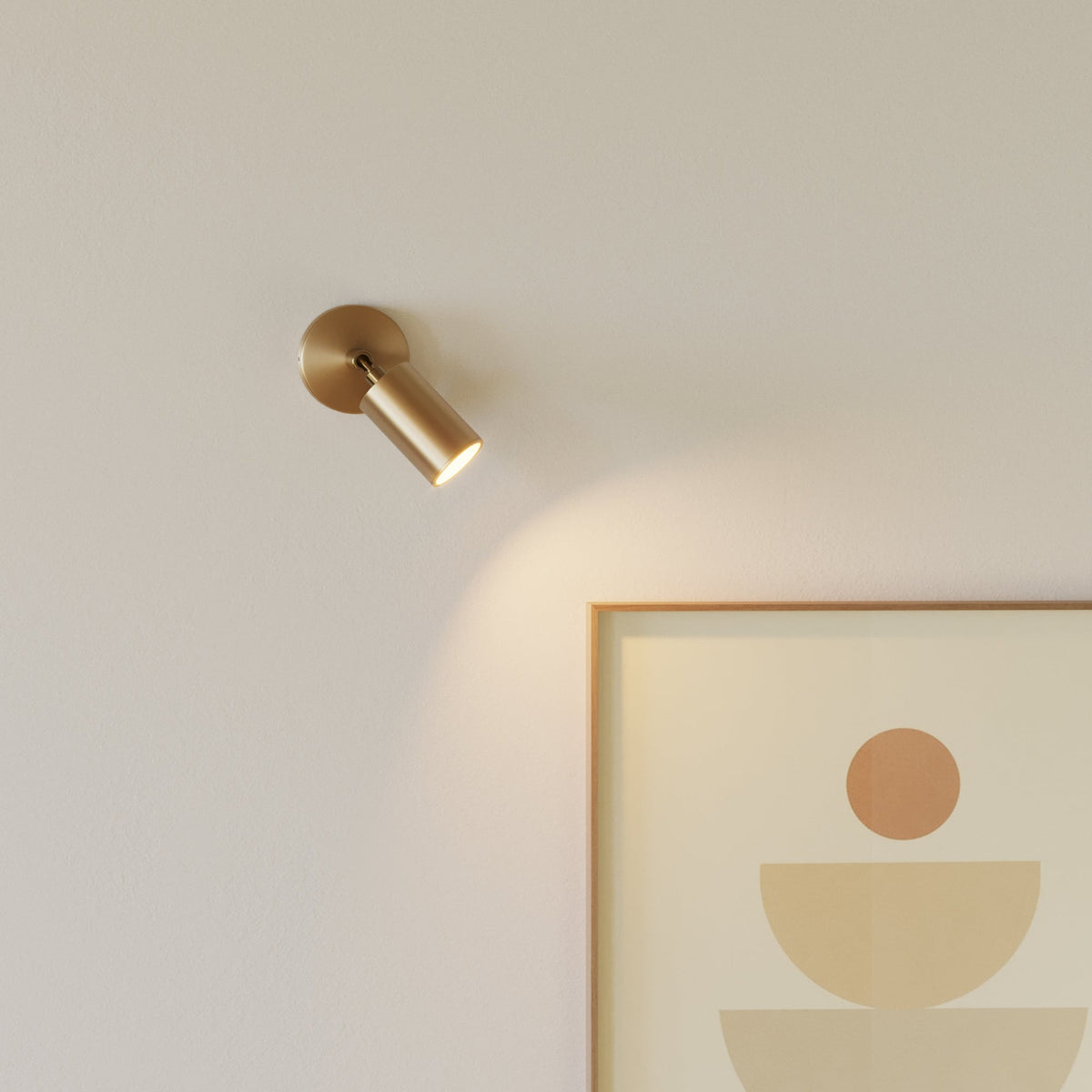 Faretto GU10 orientabile da parete o soffitto Bispot - Bronzo satinato Si No