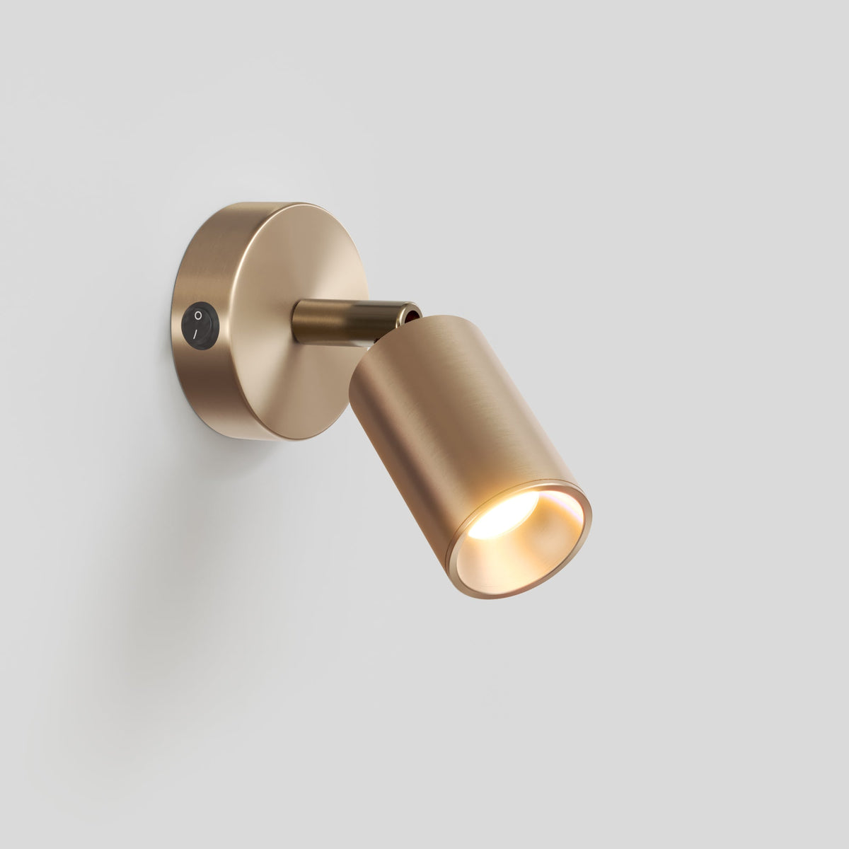 Faretto GU10 orientabile da parete o soffitto Bispot - Bronzo satinato Si Si