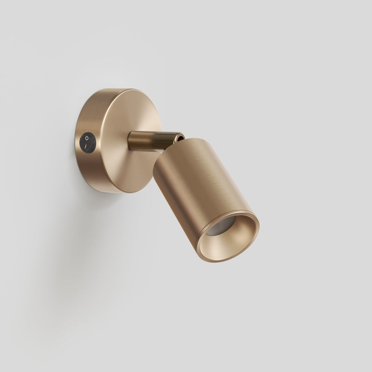 Faretto GU10 orientabile da parete o soffitto Bispot - Bronzo satinato Si Si