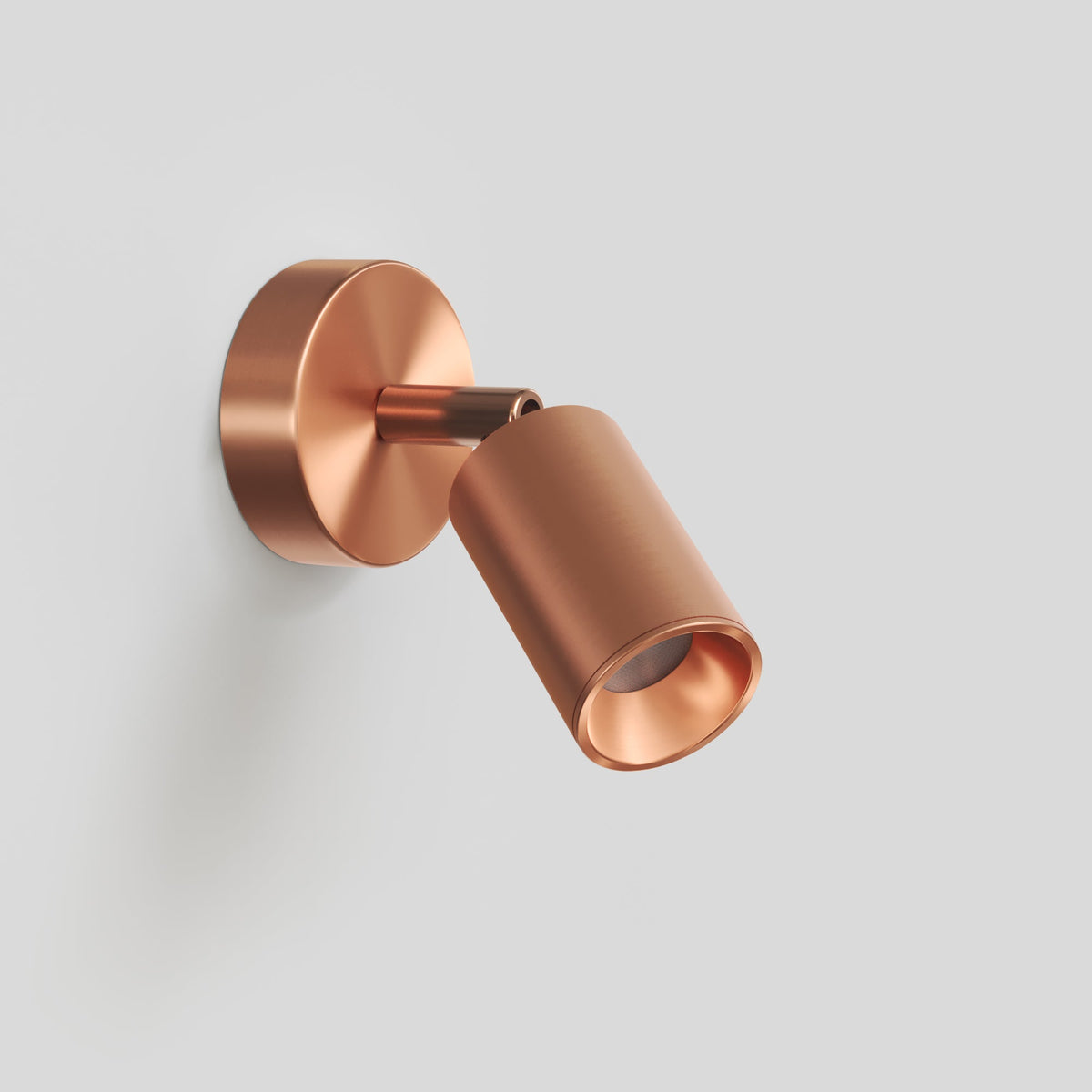 Faretto GU10 orientabile da parete o soffitto Bispot - Rame satinato Si No