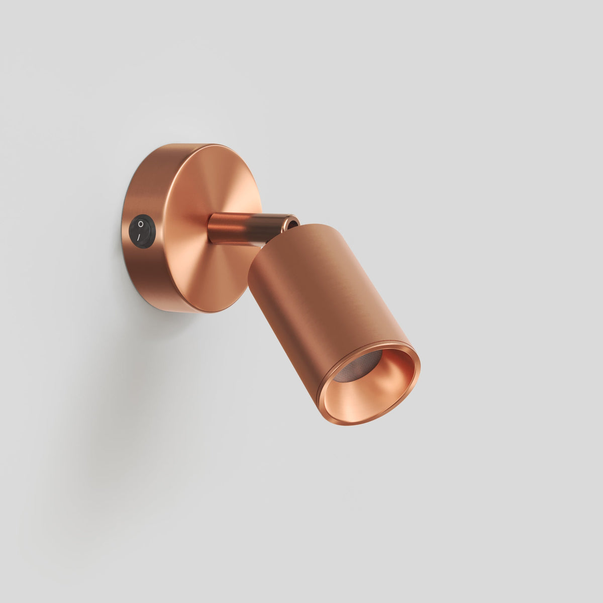 Faretto GU10 orientabile da parete o soffitto Bispot - Rame satinato Si Si
