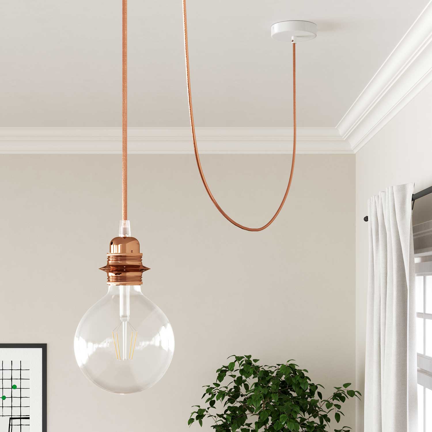 Filo elettrico colorato in rame - L'Originale Creative Cables, per lampade e decorazioni luminose uniche - RR11