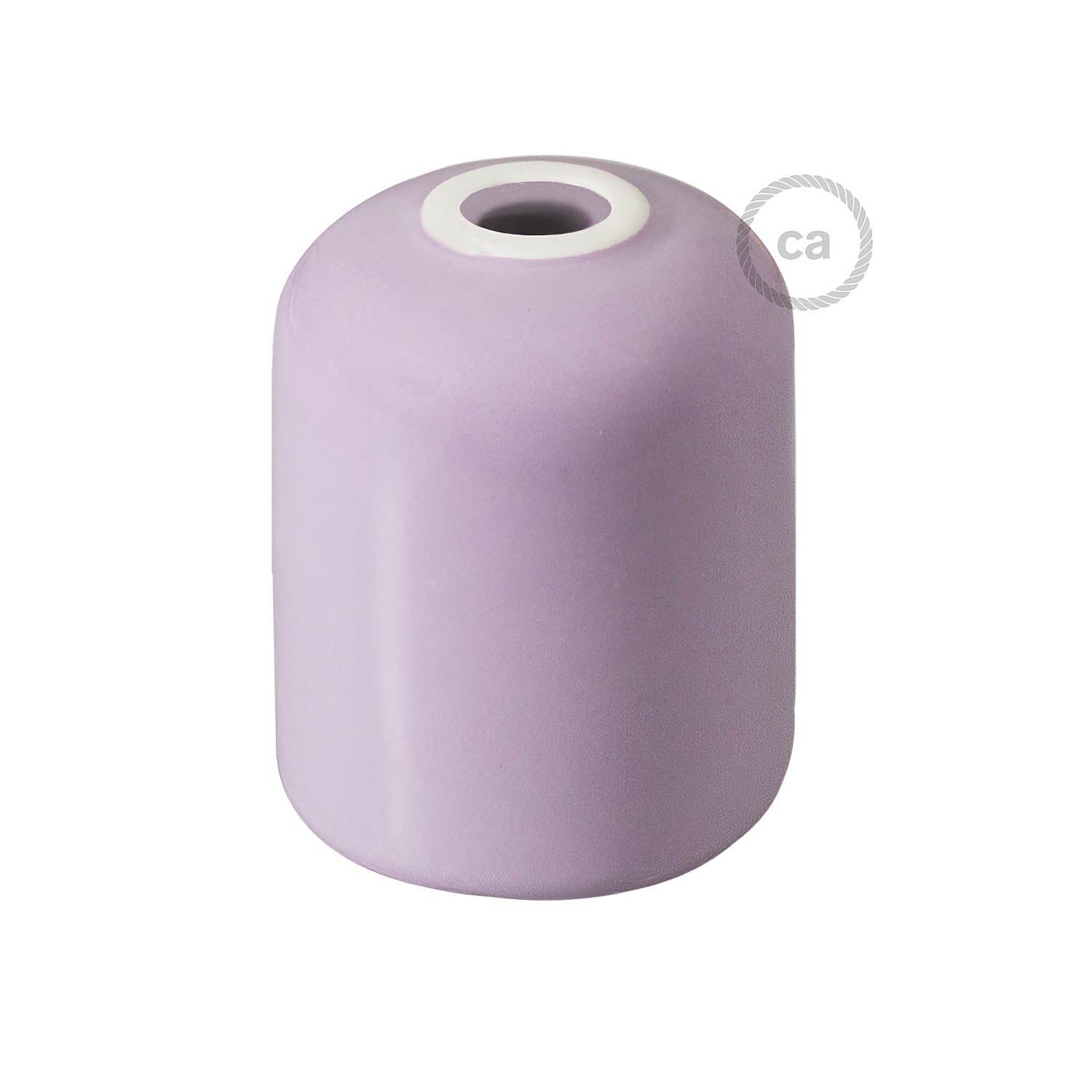 Handmade Ceramic E26 light bulb socket kit - Liliac