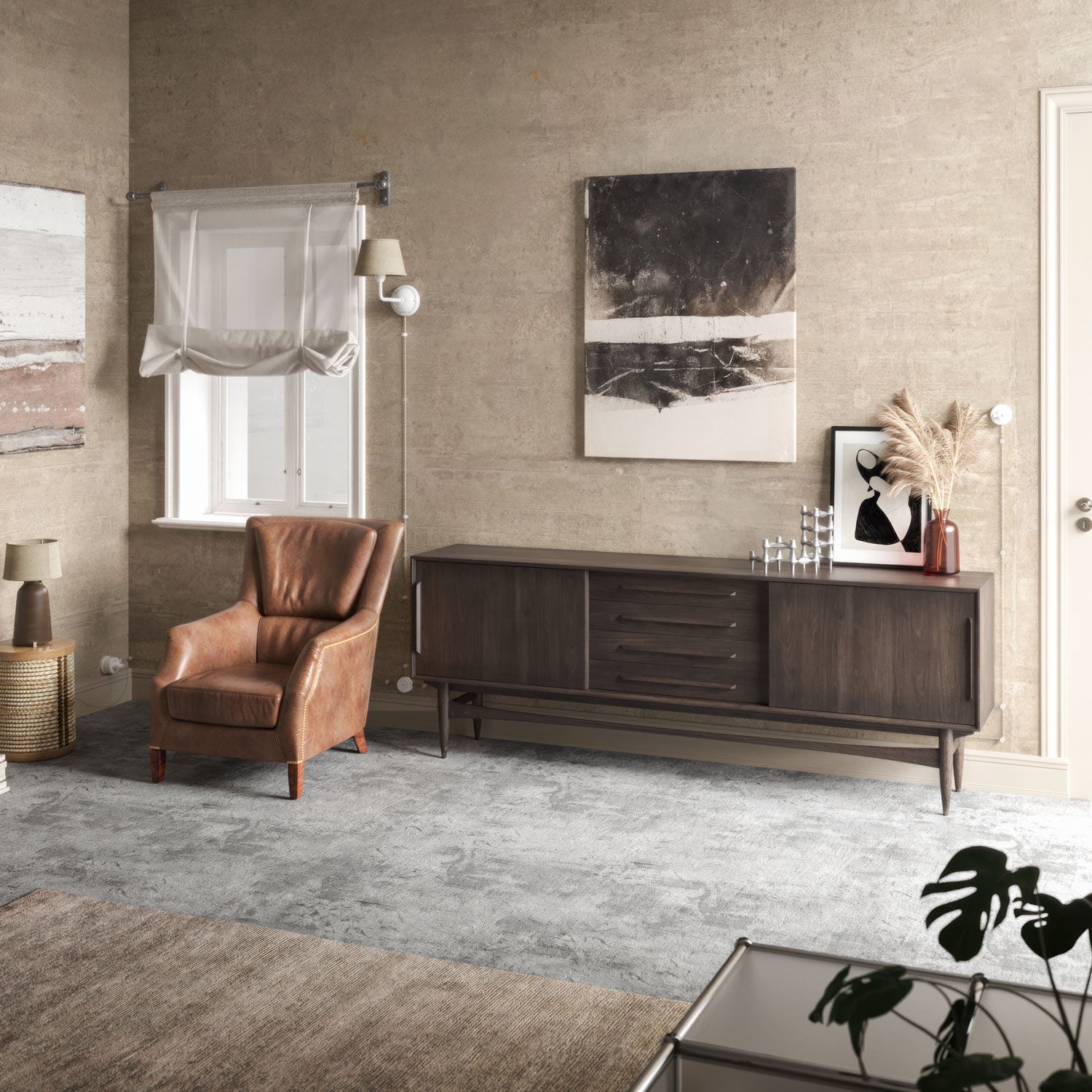 Interruttore/Deviatore in porcellana bianco con dado a farfalla Bianco