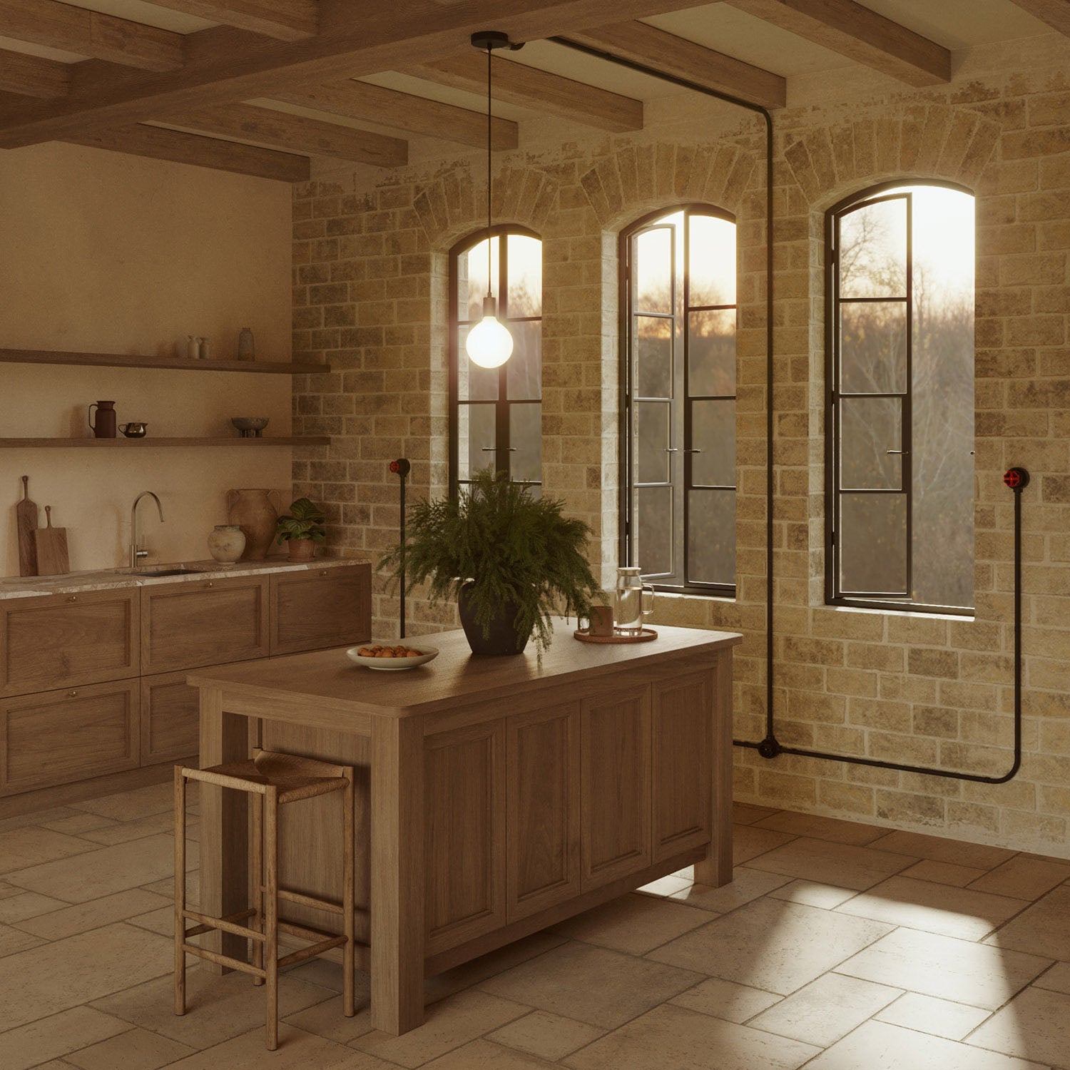 Kit presa bipasso italiana 10/16A da parete e base per Creative-Tubes in porcellana - Nero 3