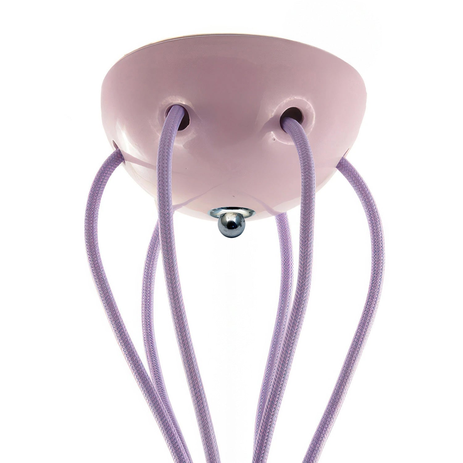 Kit rosone in ceramica a 6 fori - Lilla - Creative Cables