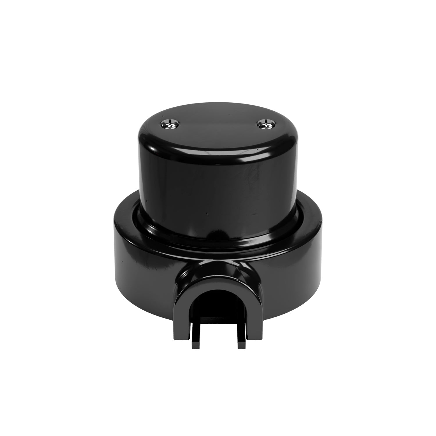 Kit scatola di derivazione e base per Creative - Tubes in porcellana - Nero - Creative Cables