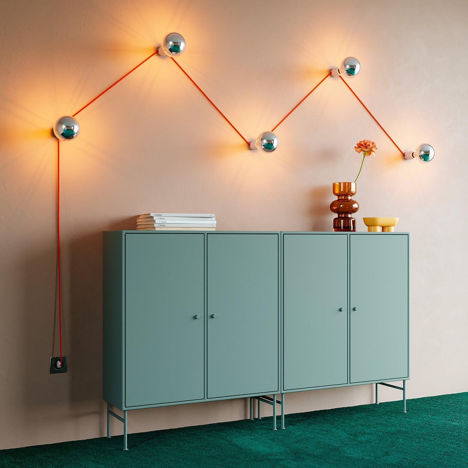 Kit Spostaluce con portalampada E27 - Bianco - Creative Cables