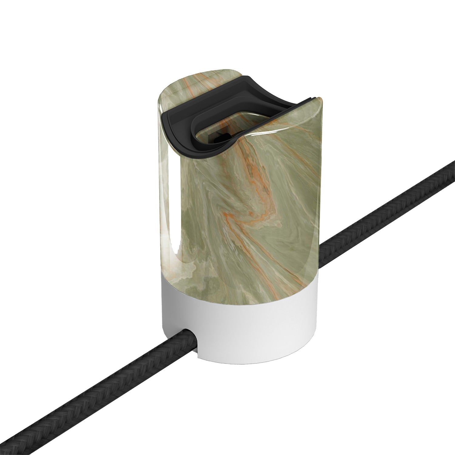 Kit Spostaluce esse14 con portalampada S14d - Effetto Green marble - Creative Cables