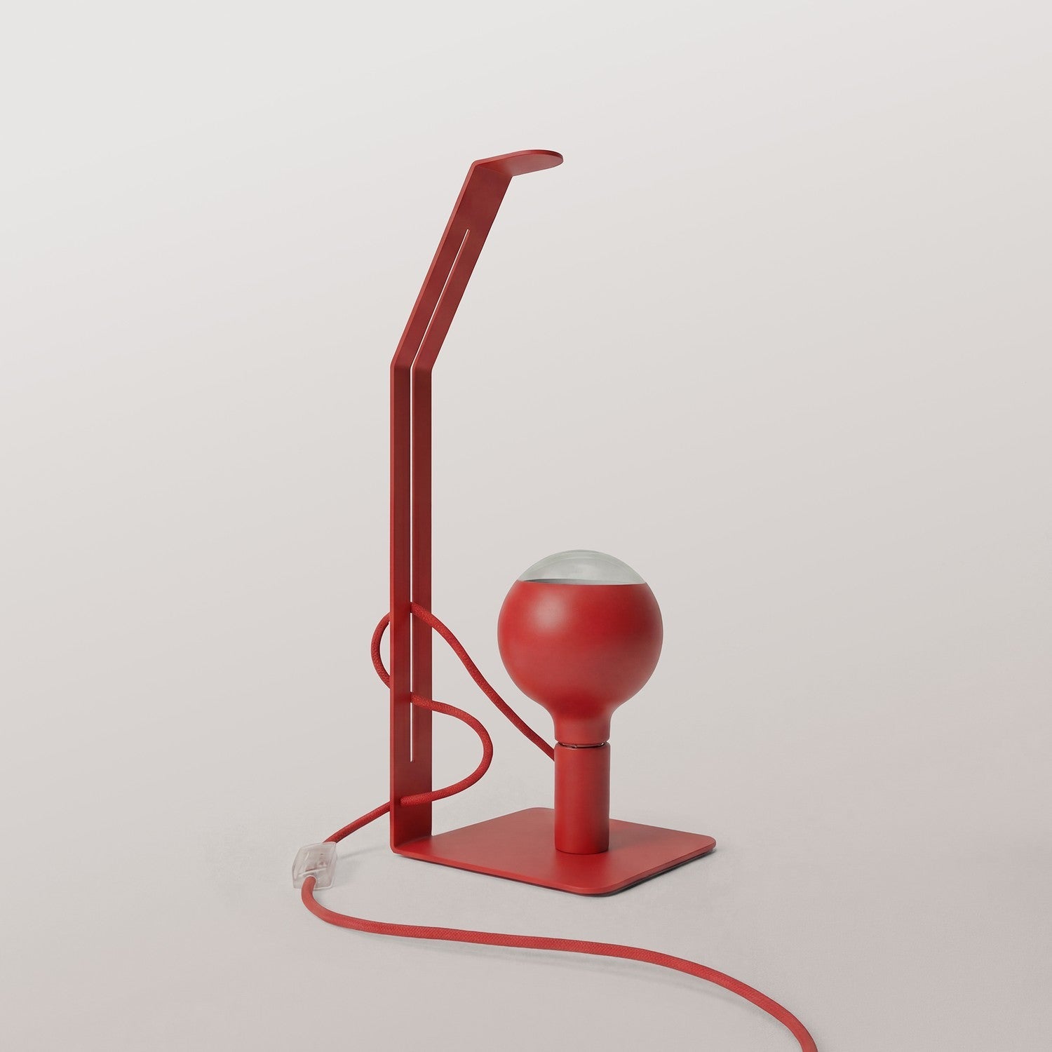Koso Lucia - Lampada da tavolo con spina UK - Rosso