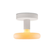 Lampada Fermaluce in legno con lampadina Dash - Bianco