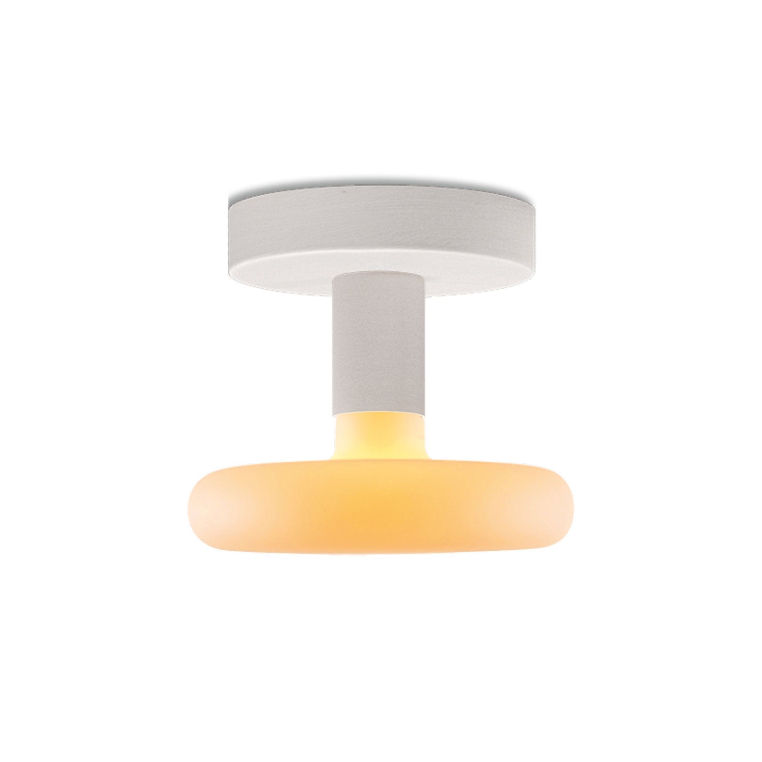 Lampada Fermaluce in legno con lampadina Dash - Bianco