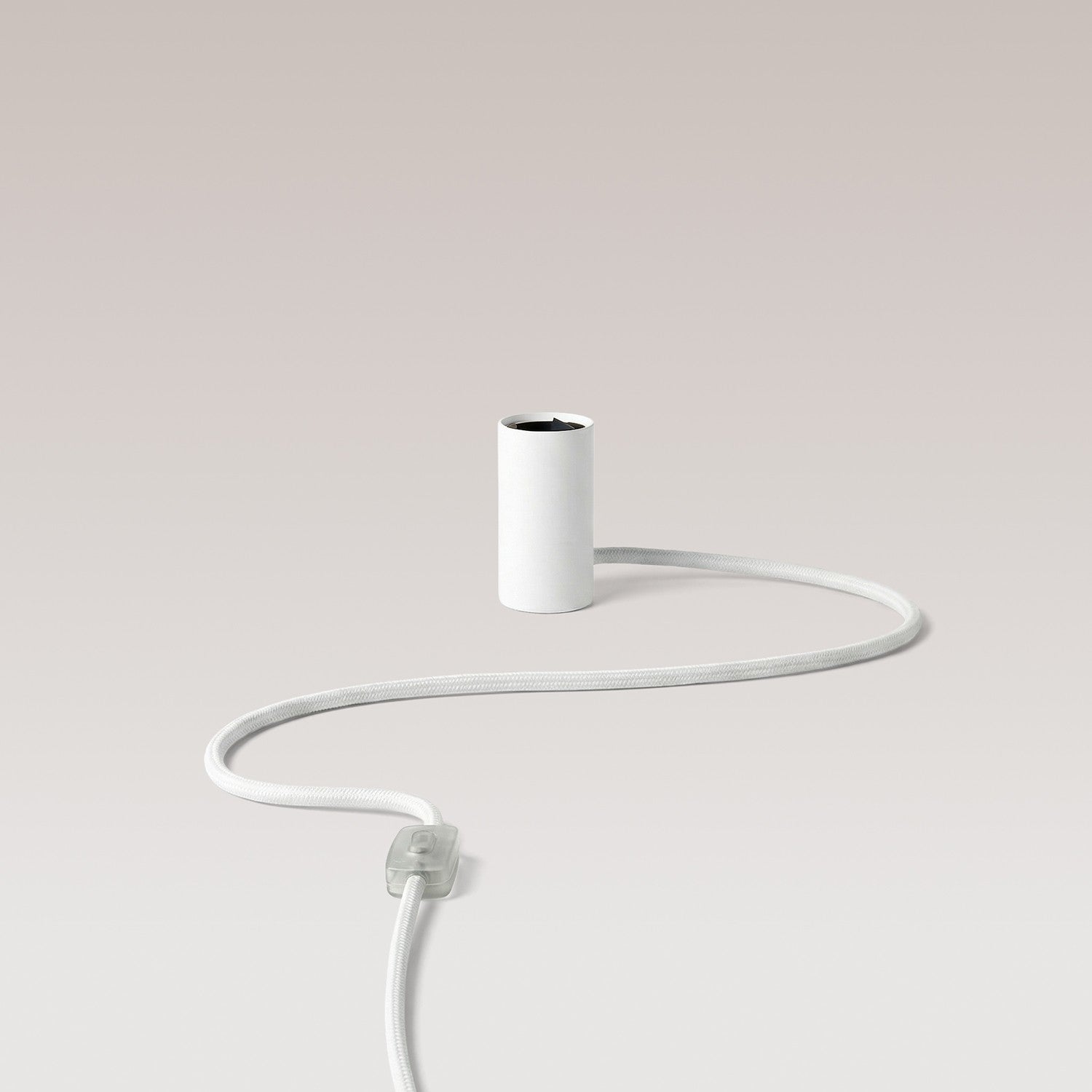 Lampada magnetica plug-in con attacco E27 e spina UK - Bianco