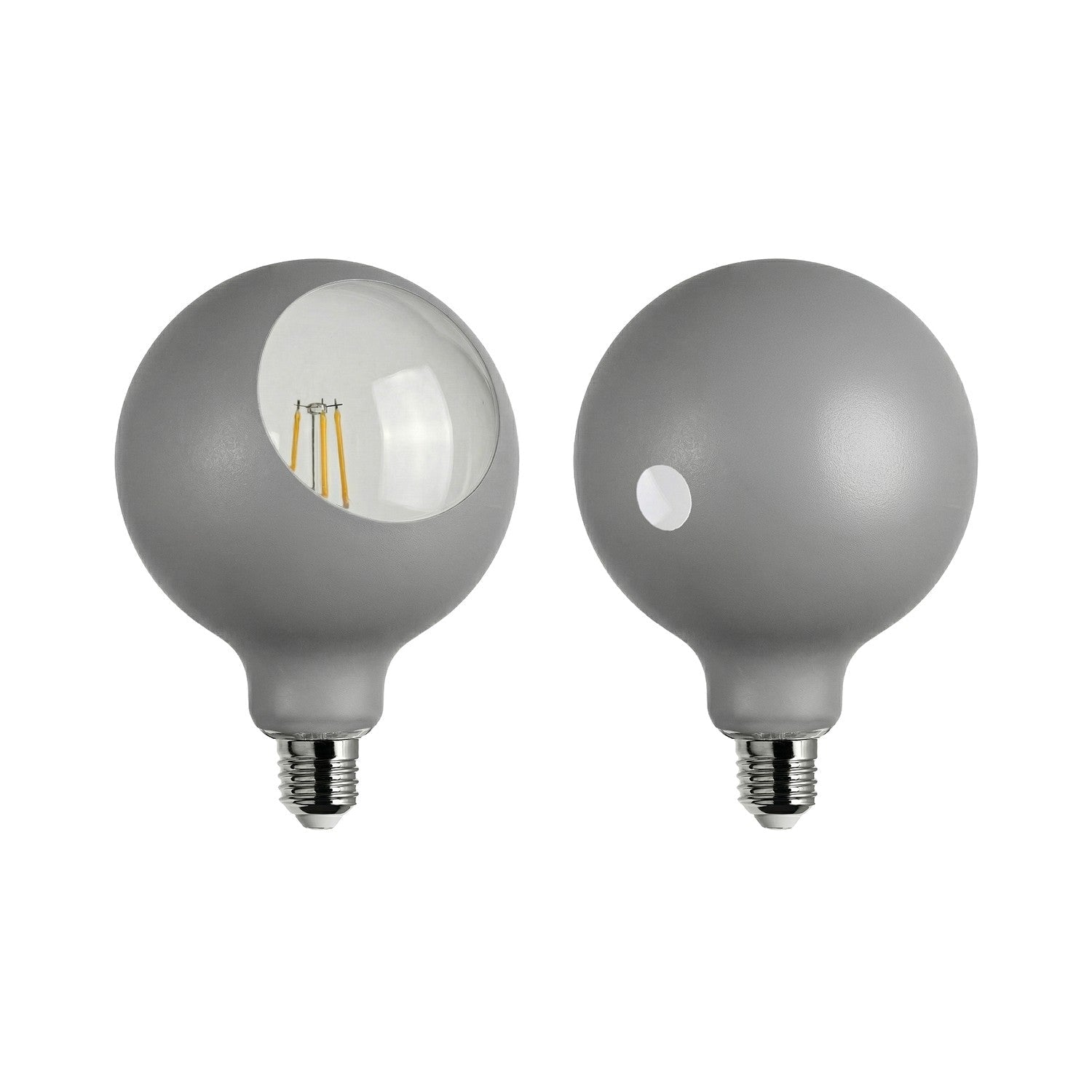 Lampadina LED Camo G125 4,8W 806Lm E27 2700K Dimmerabile - Grigio