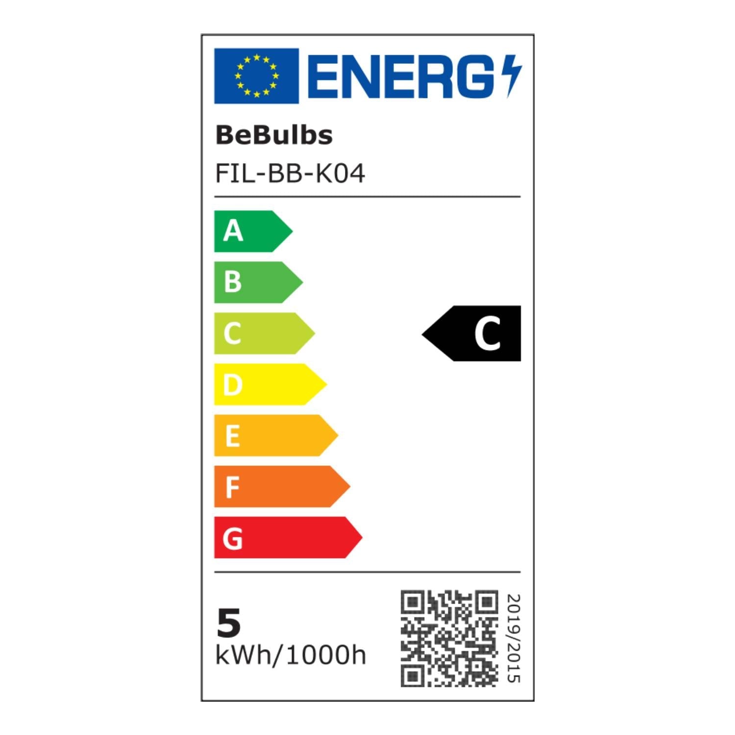Lampadina LED Camo G125 4,8W 806Lm E27 2700K Dimmerabile - Rosso