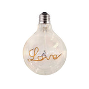 LED Light Bulb Clear Globe G40 4W 300Lm E26 2700K Dimmable - LOVE 40