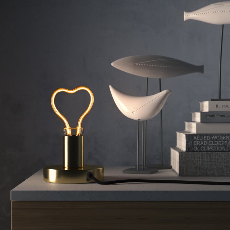 LED Light Bulb Clear Heart 8W 330Lm E26 2200K Dimmable - The Heart