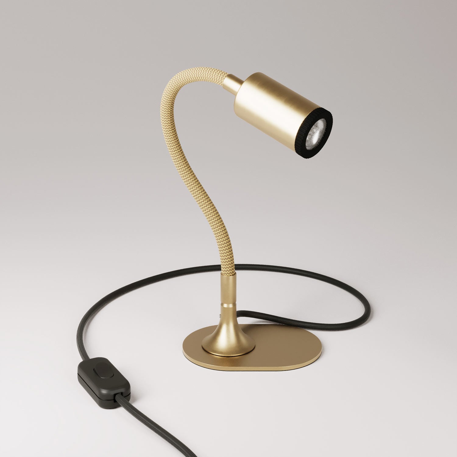 MAG-Y spotlight with adjustable extension - Brushed bronze