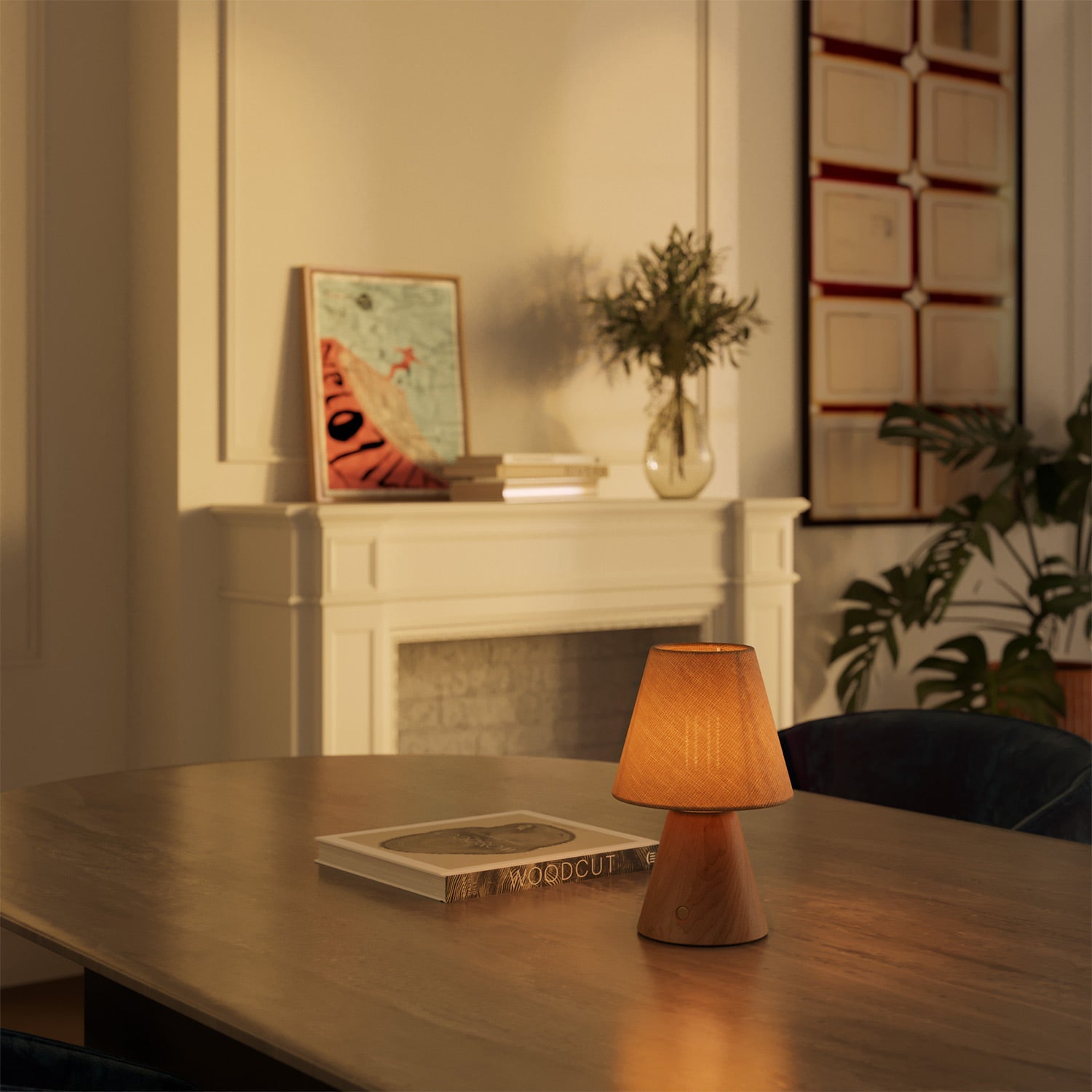 Mini paralume Impero con attacco E27 per lampada da tavolo o applique - Juta