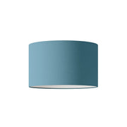 Paralume Cilindro L in tessuto con attacco E27 - Made in Italy - Teletta Azzurro Severo