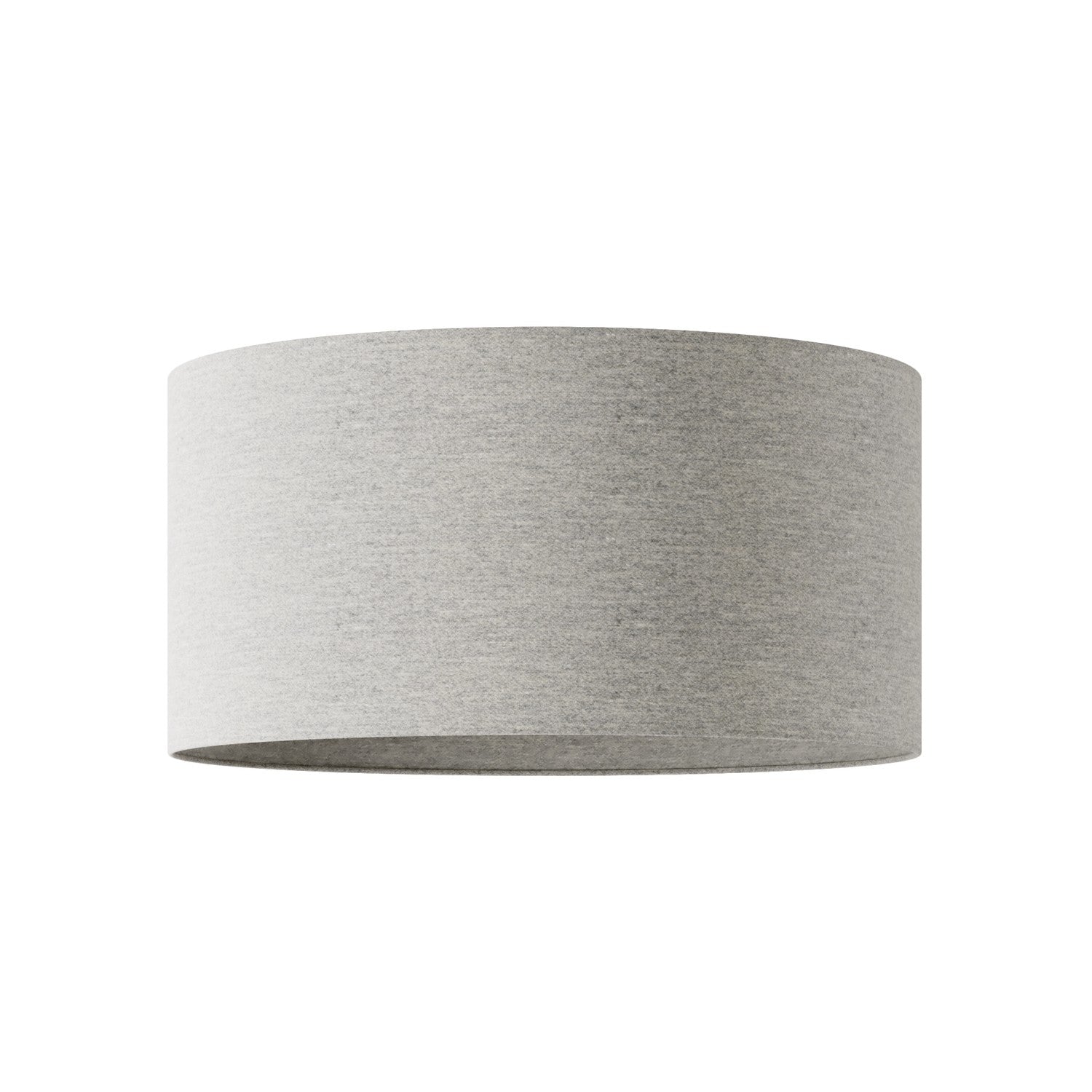 Paralume Cilindro XL in tessuto con attacco E27 - Made in Italy - Lana Grigio Chiaro